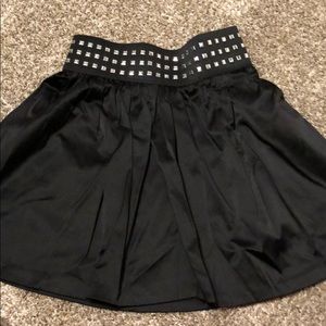 Elastic Waist Studded Skirt